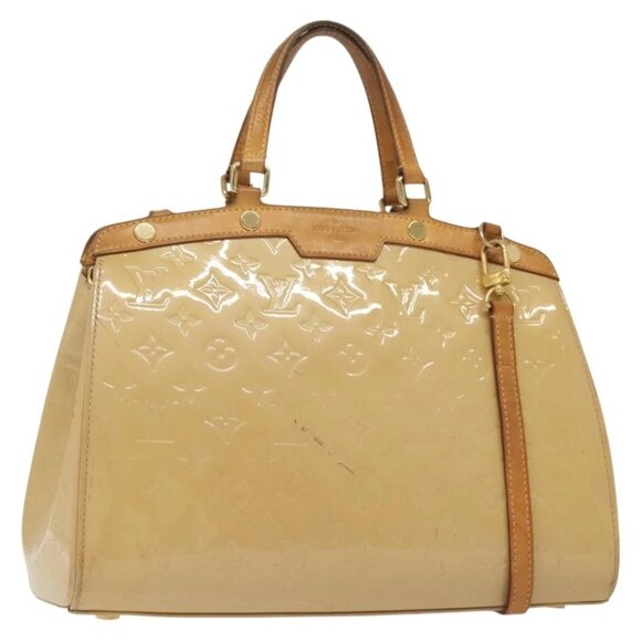LOUIS VUITTON Vernis Blair MM Hand Bag 2way Rose Angelique - Picture 1 of 16